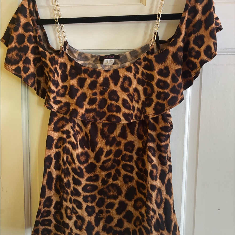 First Love Animal Print Dress